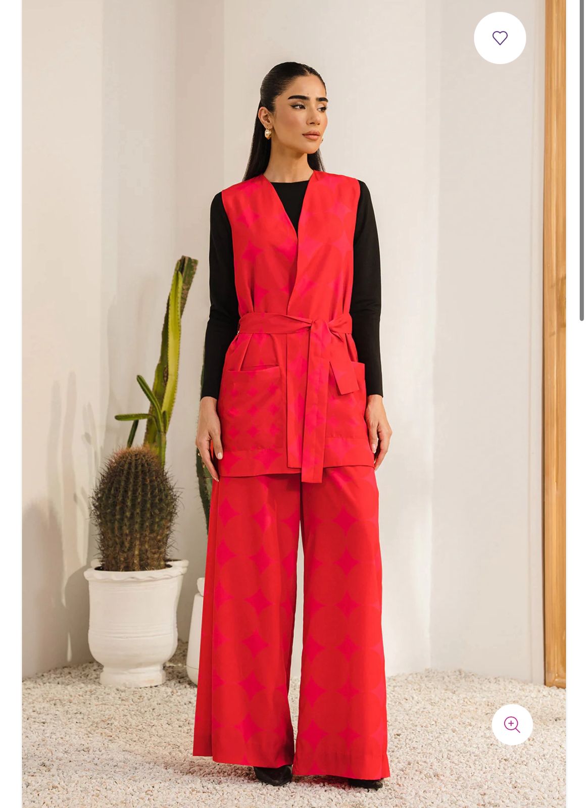 Lulusar Crimson Dian 2pcs Suit