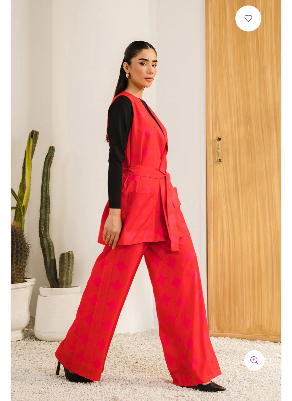 Lulusar Crimson Dian 2pcs Suit