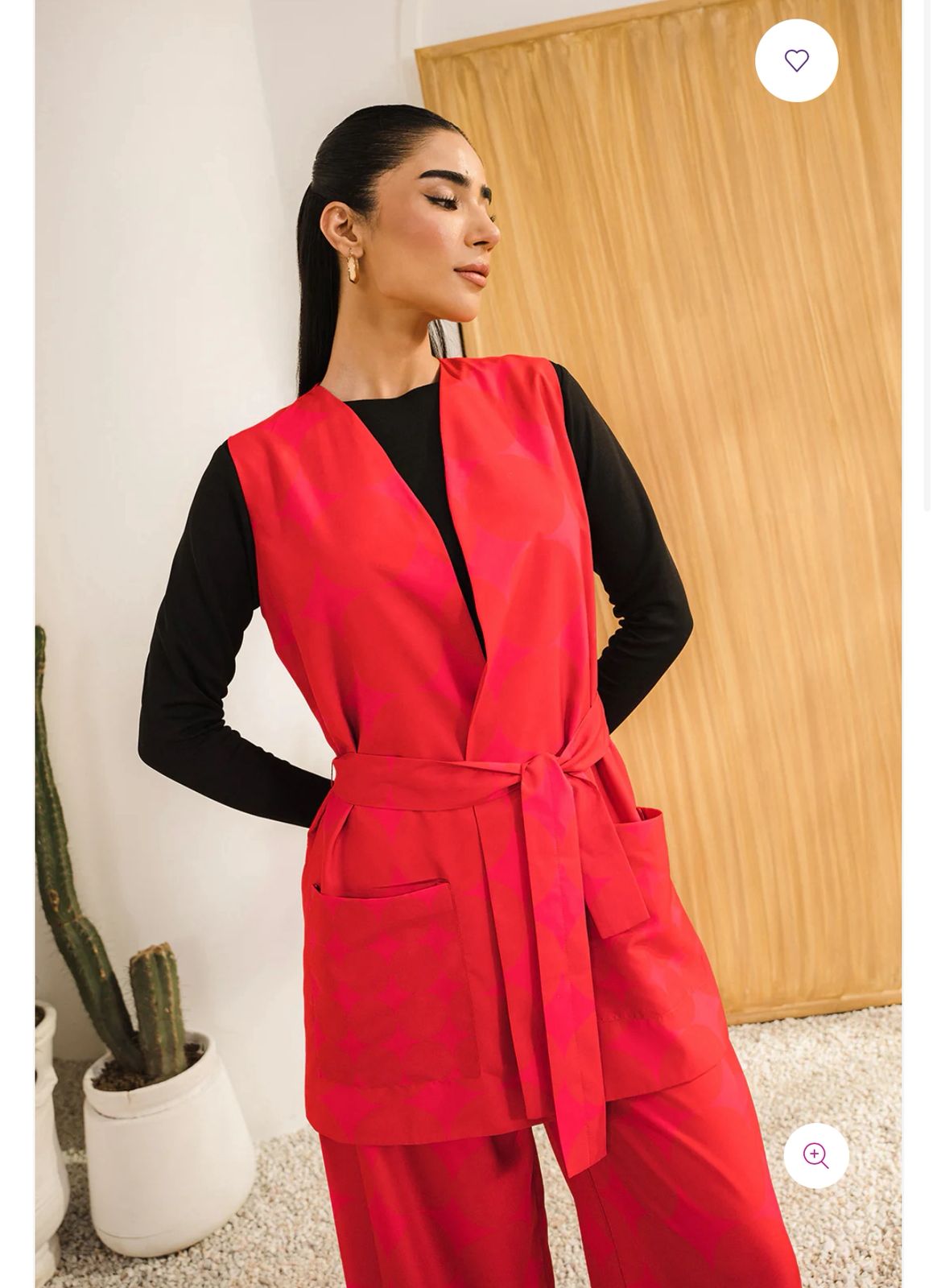 Lulusar Crimson Dian 2pcs Suit