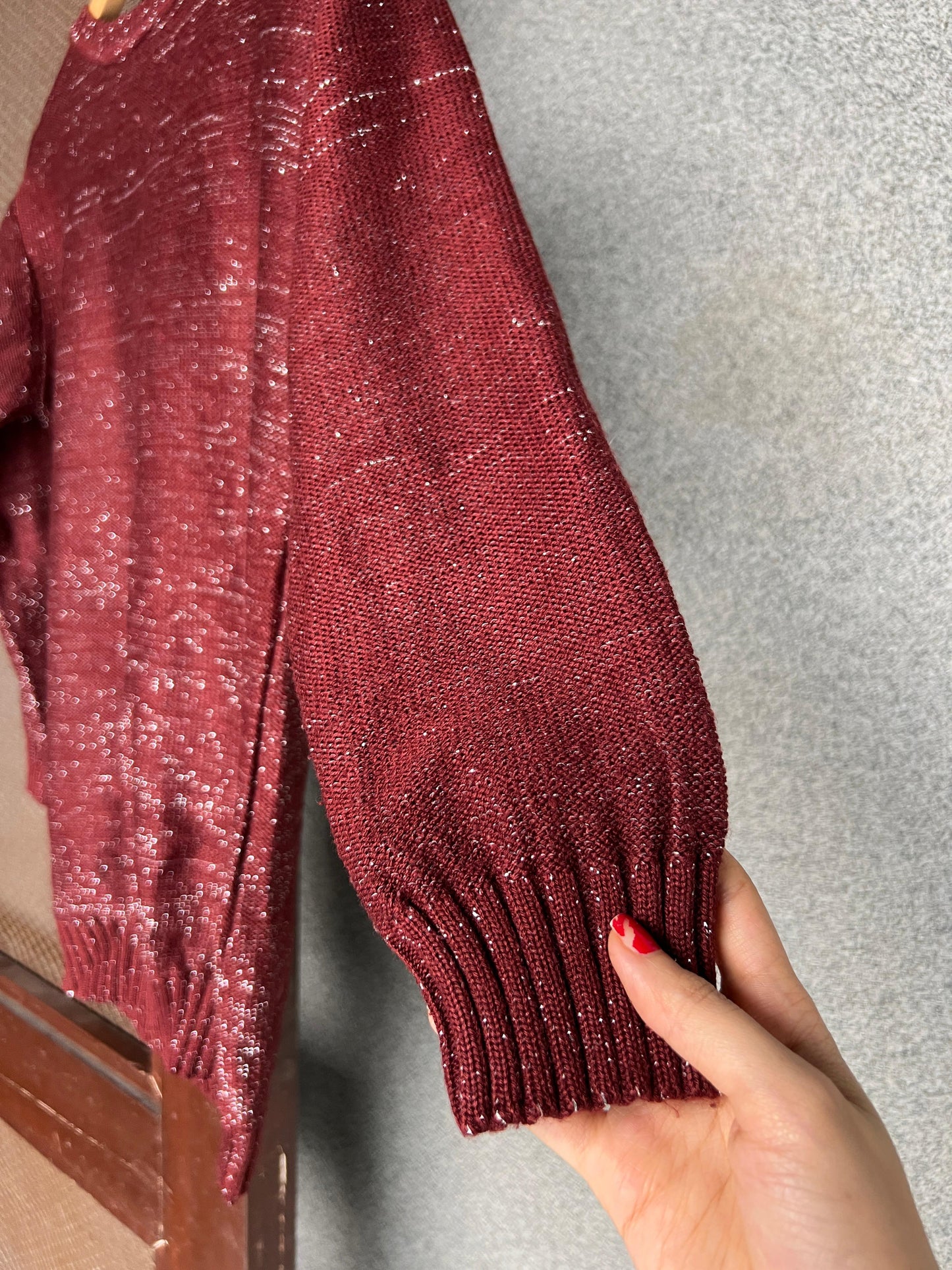 Maroon Sweater SMALL