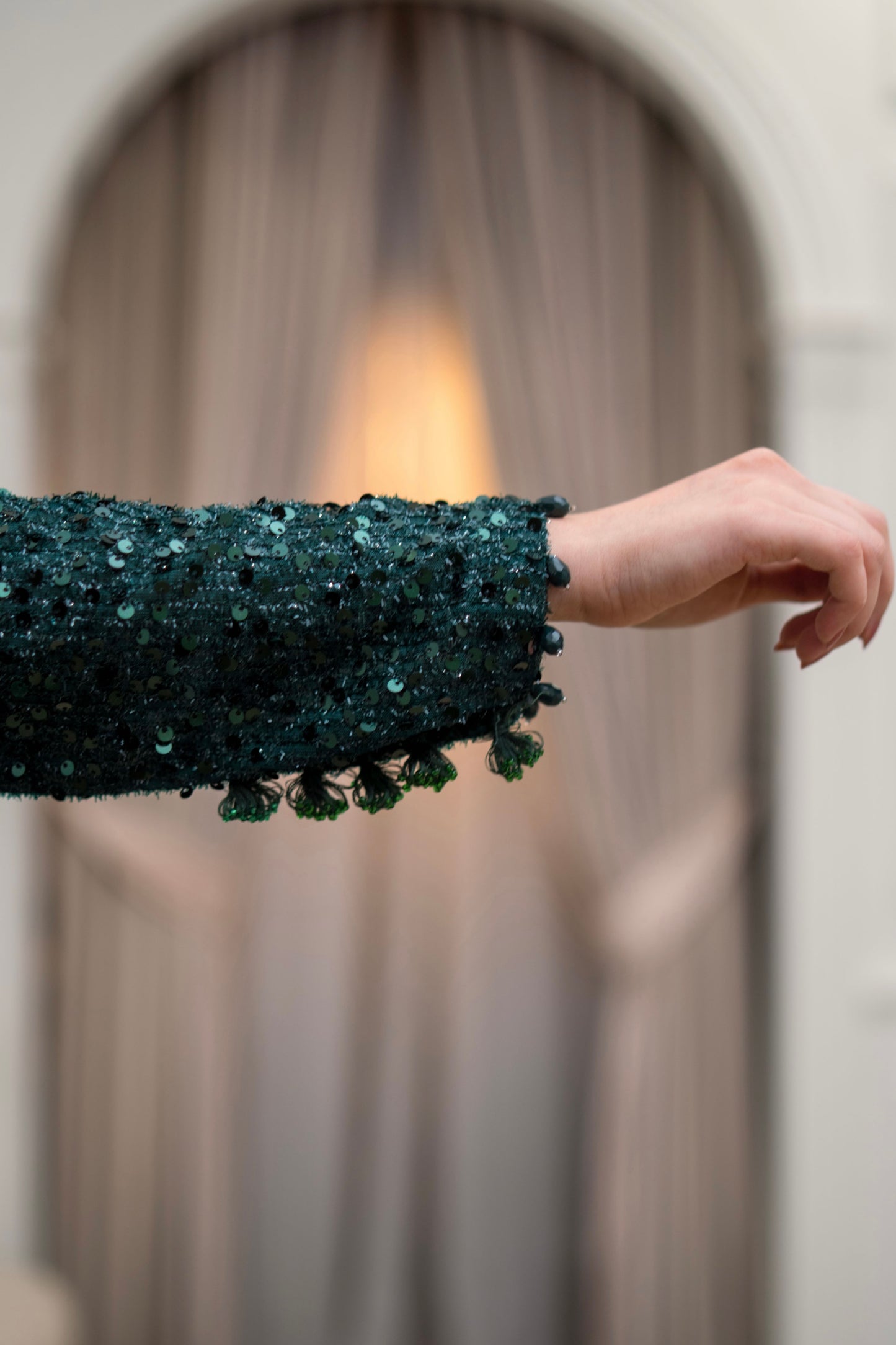 Emerald Escape Flared 3pcs Stitched